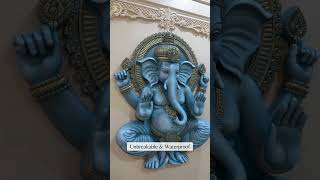 🕉️ 42x32 Inch Lord Ganesha Wall Mural – A Majestic Tribute to the Remover of Obstacles 🌟 [upl. by Nerta896]