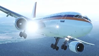 HapagLloyd Flug Flight 3378  Crash Landing Animation [upl. by Euqram57]