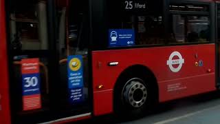 New E400 MMC SH Stagecoach London 11389 SK20BCV Route 25 Leaving at Stepney Green Station for Ilford [upl. by Arual]