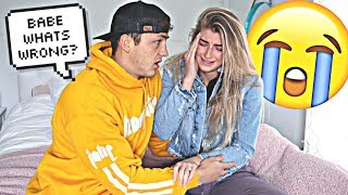 Randomly CRYING Prank On Fiance Cute Reaction [upl. by Eirelam96]