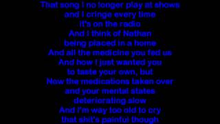 ▶ Eminem ft Nate Ruess Headlights HD Lyrics [upl. by Kcirdle902]