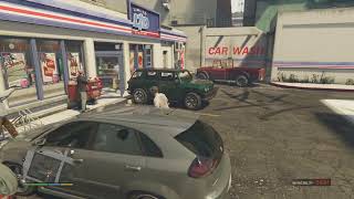 GTA V triads Kills LTD Gasoline shopping employee [upl. by Alli]