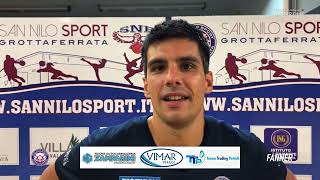 San Nilo Grottaferrata VS Fortitudo Scauri  Intervista a Marco Reali [upl. by Snoddy427]