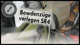 Bowdenzüge verlegen  Simson SR4 Habicht Star Sperber Tutorial [upl. by Bidle]