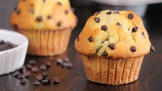 Chocolate Chip Muffins  Bakery Style Muffins  How Tasty Channel [upl. by Nida]