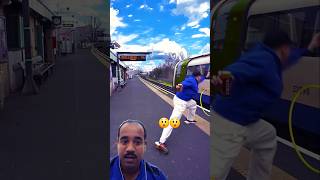 Funny train scene funny prank vfx comedy costacoffee train ytshorts automobile smoothmoves [upl. by Polinski]