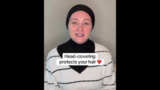 Christian veiling protects your hair ❤️ hairgrowth hairgrowthtips christianwomen christiantok [upl. by Albers]