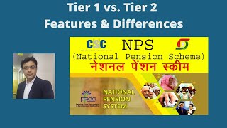 National Pension Scheme NPS Tier I vs Tier 2 Differences and Features [upl. by Nylirad]