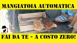 Come creare una Mangiatoia automatica per galline Fai da Te [upl. by Helmer]