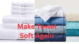 How to make Towels Soft amp Fluffy Again cleaning laundry housekeeping [upl. by Savdeep]