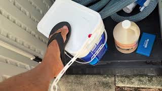 How to open a 40 Pound box of Clorox Pool Chlorine tablets [upl. by Orodisi]