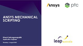 Ansys Mechanical Scripting Training  Scripting in Mechanical Day 2 [upl. by Alliuqet]