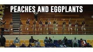 Peaches and Eggplants 🔥  Alcorn State Marching Band amp Golden Girls 24  vs SU Basketball [upl. by Ahsait]