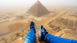 Watch This Teen Illegally Climb Egypts Great Pyramid [upl. by Ahsirek788]