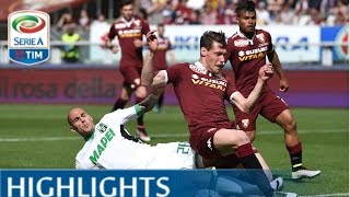 Torino  Sassuolo 13  Highlights  Matchday 35  Serie A TIM 201516 [upl. by Eillek39]