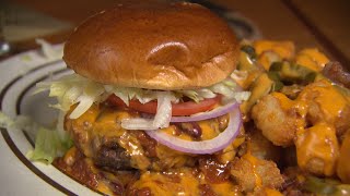 Chicagos Best Chili Cheese Burger Monks Pub [upl. by Chak776]