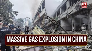 China Restaurant Blast Massive gas explosion kills one injures 22  China  Gas Explosion  Blast [upl. by Ettezel]