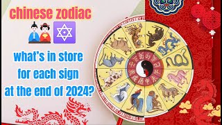 Chinese zodiac 🎎🔯 what’s in store for each sign at the end of 2024 [upl. by Yalonda]