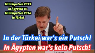 Doppelmoral beim Militärputsch In Ägypten NEIN in der Türkei JA [upl. by Abroms651]