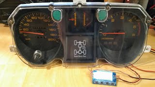 How to Test YAZAKI METER MR115055 Mitsubishi Pajero using PWM XYLPWM [upl. by Kcirtemed409]