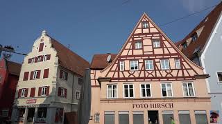 Einmal rundherum  Auf der Stadtmauer von Nördlingen  Once Around  On the city wall of Nordlingen [upl. by Leksehc]