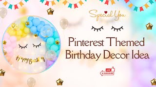 Pinteresty Birthday Decor Pinterest Theme birthday idea [upl. by Minica]