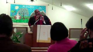 Rev Dr Percy D Johnson Jr in revival 51611 part 2 [upl. by Avonasac]