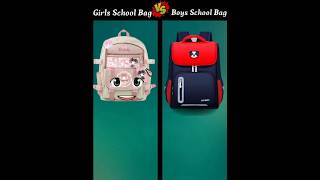 Girls School Bag Vs Boys School Bag ❓ shorts trending shortfeed youtubeshortp youtubeshortp [upl. by Chung]