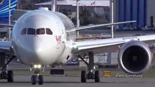 First Flight Virgin Atlantic 7879 Dreamliner quotDream Girlquot  KPAE Paine Field [upl. by Amalburga]