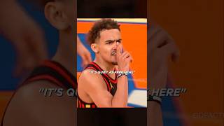 Trae Young vs New York drama continues 👀🔥 [upl. by Anifares]