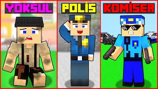 FAKİRLİKTEN KOMİSERLİĞE  KEREMİN HAYATI 😱  Minecraft [upl. by Liw]