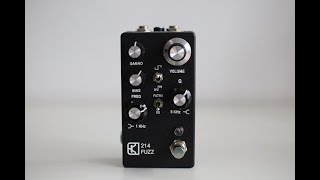 DemoReview 214 Fuzz Cachalote Audio [upl. by Helmut]