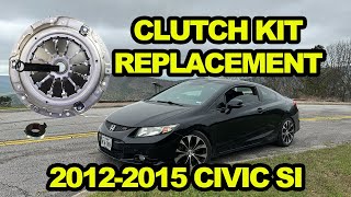 1215 Civic Si Clutch Kit Replacement Guide [upl. by Analrahc86]