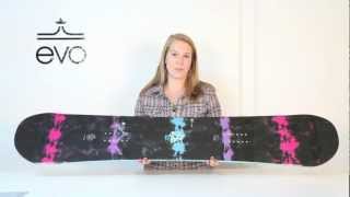 K2 Sky Lite Snowboard  Womens 2013 [upl. by Eladnar]