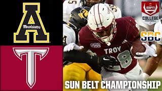 Sun Belt Championship Appalachian State Mountaineers vs Troy Trojans  Full Game Highlights [upl. by Stander906]