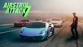 Airstrip Attack 7 Official Video  12 Mile Roll Race and Trap Speed Competition  ShiftS3ctor [upl. by Nawk]