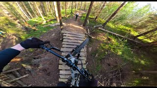 Riding DOWNHILL MTB Trails in Oslo Norway Frognerseteren [upl. by Julita]