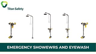 Emergency Shower amp Eyewash Titan Safety Video [upl. by Eduino31]