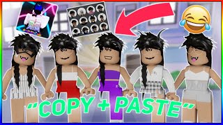 Becoming a quotCopy And Pastequot in ROBLOX Roblox Trolling 2 [upl. by Hoebart]