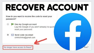 How to Recover My Facebook Account Without Phone Number and Without Email 2024 [upl. by Chil335]