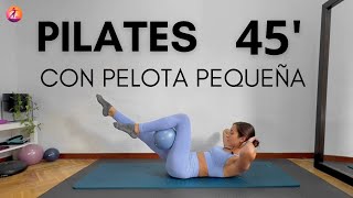 PILATES CON PELOTA SOFTBALL  CUERPO COMPLETO  45 MIN [upl. by Starbuck33]