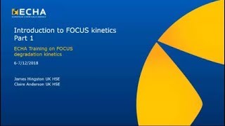 Biocides training on degradation kinetics – part 1 [upl. by Hilary]