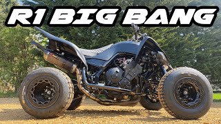 R1 BIG BANG Stealth Build  99p Stage 1 YFZ450R [upl. by Oinesra]