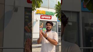 Exposing Subway 🤯😳  foodchallenge food exposed subway [upl. by Osnofledi]