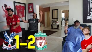 CRYSTAL PALACE vs LIVERPOOL 12 LIVE FAN REACTION  ALISSON AND ELLIOTT ARE LIVERPOOLS HEROES [upl. by Dine313]