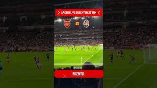 Arsenal edges Shakhtar Donetsk 10 thanks to an own goal by Riznyk ucl 202425 Highlights [upl. by Ohare687]