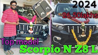 Our new car delivery vlogScorpio N Z8 L Top model hethvikatalks [upl. by Oemac891]