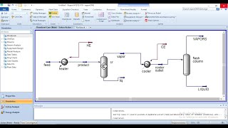 Production of toluene from nheptane using conversion reactor and flash separatorAspen HYSYS LEC 34 [upl. by Mika]