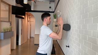 Wall Slide with Foam Roller [upl. by Eniamaj]