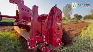 AGROTIS SAMRAT Rotary tiller Working video on field [upl. by Odlavu]